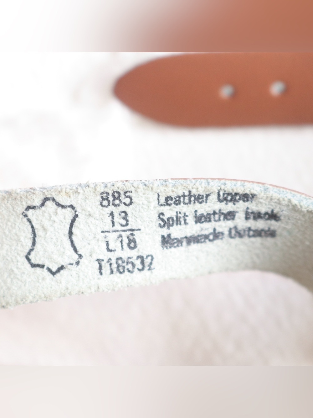 Salt Water Sandals by Hoy | Leather Ankle Strap Original Sandals Kids Size 13 - Picture 9 of 15